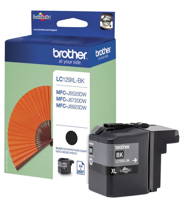 Original Brother LC129XLBK Tinte Schwarz XXL
