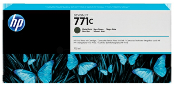 Original HP 771C | B6Y07A Tinte Matt Schwarz ( 2025 )