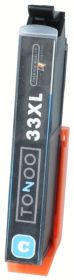 Tonoo® Tinte ersetzt Epson 33XL | C13T33624012 Cyan XL