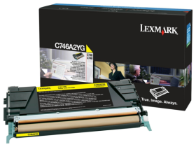 Original Lexmark C746A2YG Toner Gelb