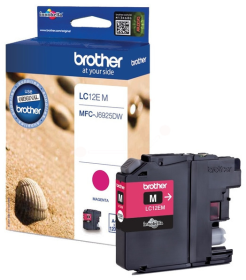 Original Brother LC12EM Tinte Magenta