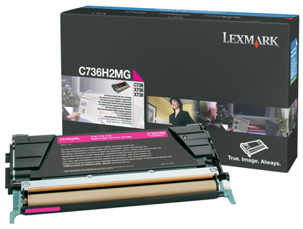 Original Lexmark C736H2MG Toner Magenta XL