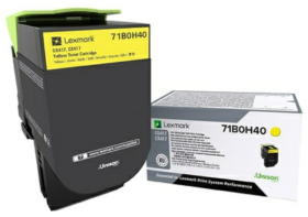 Original Lexmark 71B0H40 Toner Gelb