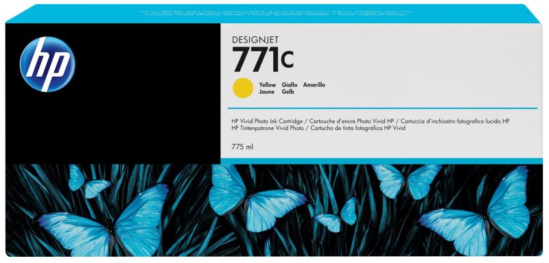 Original HP 771C | B6Y10A Tinte Gelb