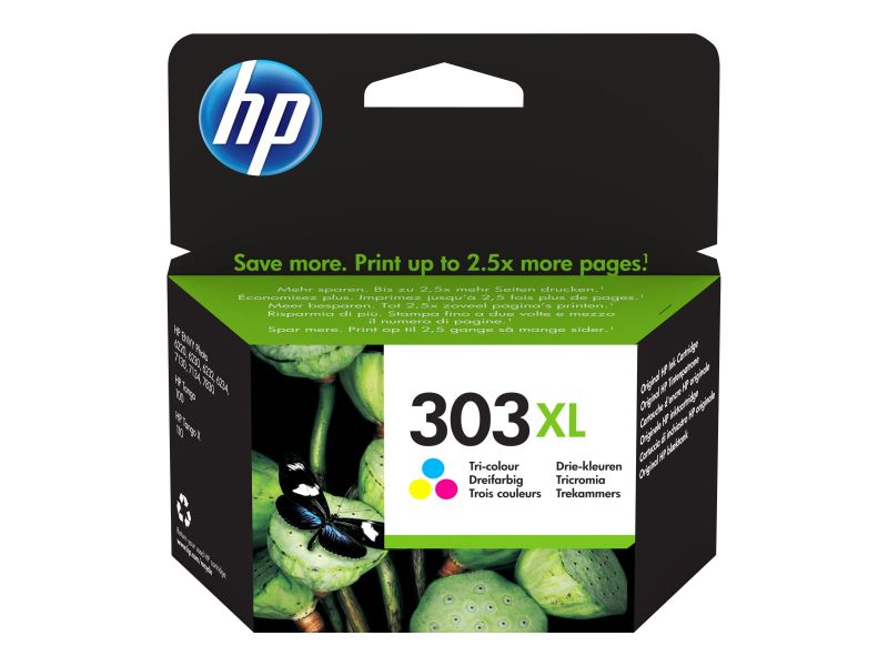 Original HP 303XL | T6N03AE Tinte C/M/Y