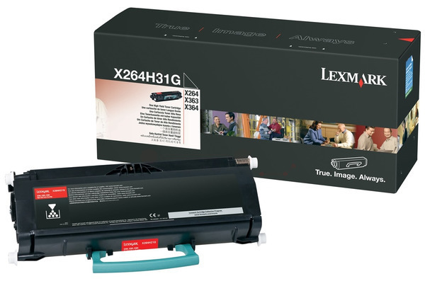 Original Lexmark X264H31G Toner Schwarz XL