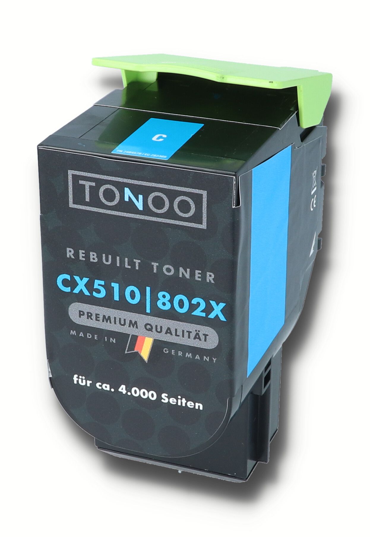 Tonoo® Toner ersetzt Lexmark 802XC | 80C2XC0 Cyan XXL