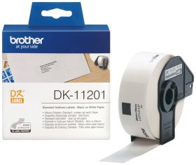 Brother Etikettenrolle DK-11201 | 29x90 mm | Weiß | Papier