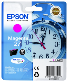 Original Epson 27 | C13T27034012 Tinte Magenta