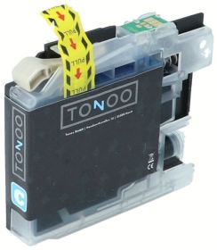 Tonoo® Tinte ersetzt Brother LC123C Cyan