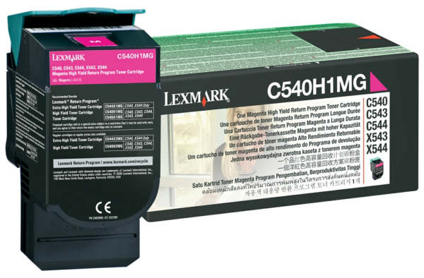 Original Lexmark C540H1MG Toner Magenta XL