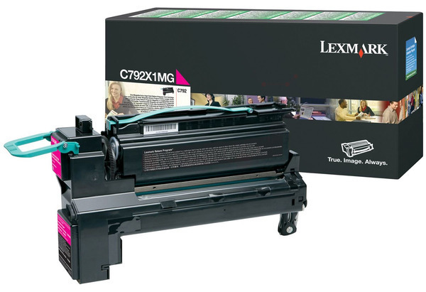 Original Lexmark C792X1MG Toner Magenta XL
